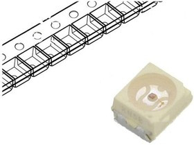 VLMD31L2N1-GS08, Standard LEDs - SMD Red Clear Non-Diff