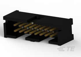5103309-3, Разъем: IDC; черный; гнездо; "папа"; Покрытие: позолота; PIN: 16