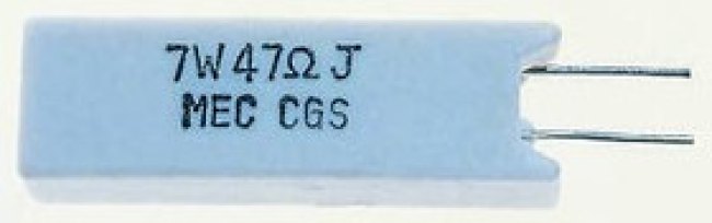 SQMW7100RJ, Wirewound Resistors - Through Hole SQM7 100R 5% (WIRE)