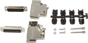 MHD45PK25-DB25P-K, MHD45PK 25 Way D-sub Connector Plug