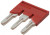 3030297, FBS3-8 Series Jumper Bar for Use with DIN Rail Terminal Blocks
