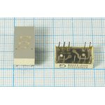 Светодиодный дисплей красный, 7 сегментов, 1 разряд, высота 7,6 мм, 1400 мкд, SA03-11HWA;№5219 R СД