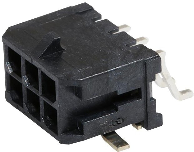 43045-0610, Headers & Wire Housings 6 CKT R/A SMT HDR 43045-0610, Headers & Wire Housings 6 CKT R/A SMT HDR