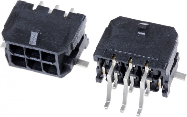 43045-0610, Headers & Wire Housings 6 CKT R/A SMT HDR 43045-0610, Headers & Wire Housings 6 CKT R/A SMT HDR