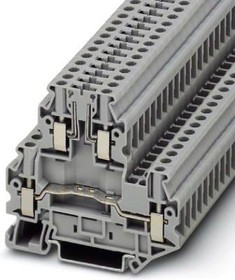 3044720, DIN Rail Terminal Blocks UTTB 4-TG DBL LEVEL 6.2MM 3044720, DIN Rail Terminal Blocks UTTB 4-TG DBL LEVEL 6.2MM