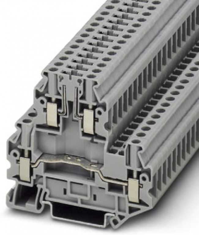 3044720, DIN Rail Terminal Blocks UTTB 4-TG DBL LEVEL 6.2MM 3044720, DIN Rail Terminal Blocks UTTB 4-TG DBL LEVEL 6.2MM