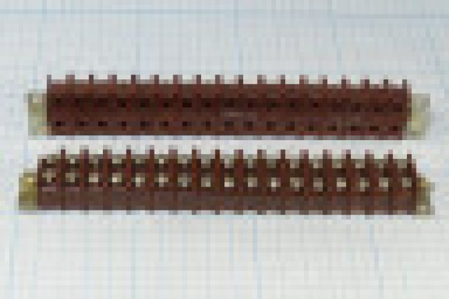 Клеммная плата 180x16x25,8, контакты 34C, монтаж винт, 4 отверстия, 3ПС19-34