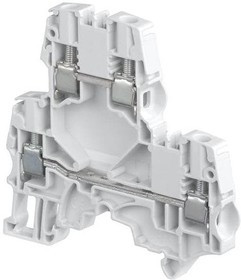ZS6-D2-WH, DIN Rail Terminal Blocks Aut SNK Screw