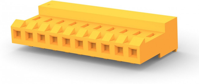 4-640426-0, MTA-156 Series 3.96mm Pitch Right Angle Cable Mount IDC Connector, Socket, 10 Way, 1 Row 4-640426-0, MTA-156 Series 3.96mm Pitch Right Angle Cable Mount IDC Connector, Socket, 10 Way, 1 Row