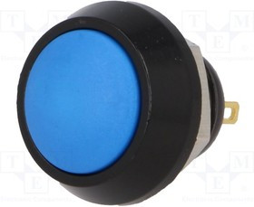 V12B-12B-A, Переключатель антивандальный, 1, SPST-NO, 2A/36VDC, IP65, 1000МОм