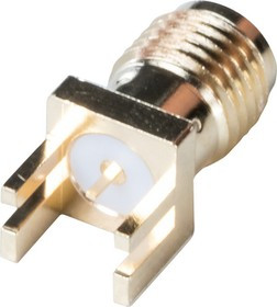 RND 205-00509, Female Jack, SMA, Brass, Plug, Straight, 50Ohm, Soldering