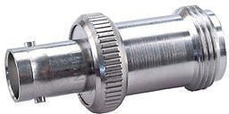 31_BNC-N-50-1/133_UE, Straight RF Adapter BNC Socket to N Socket 0 4GHz