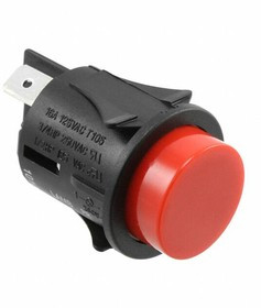 PR144C1900, Pushbutton Switches Illuminated Power SPST 16A 125V