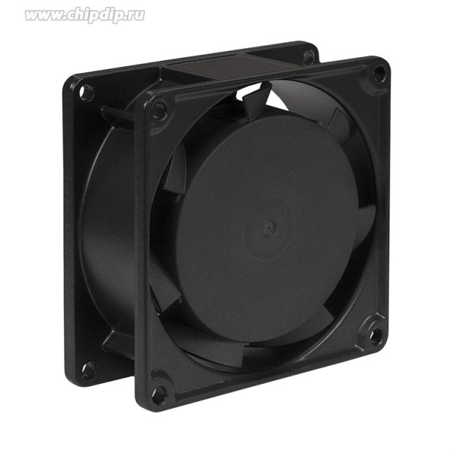 EX288996RUS, Вентилятор 220В AC ExeGate EX08025SAL (80x80x25 мм, Sleeve bearing (подшипник скольжения), алюминиевый корпус, подводящий прово