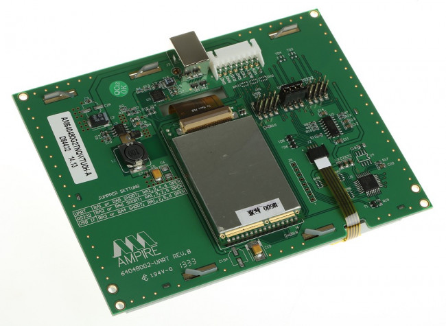 AM640480G2TNQW-TU0H, AM640480G2TNQW-TU0H TFT LCD Colour Display / Touch Screen, 5.7in VGA, 640 x 480pixels AM640480G2TNQW-TU0H, AM640480G2TNQW-TU0H TFT LCD Colour Display / Touch Screen, 5.7in VGA, 640 x 480pixels