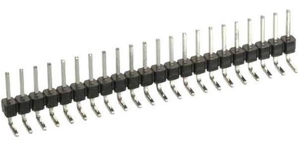 M20-9960345, Headers &amp; Wire Housings 03 SIL HORIZONTAL PIN HEADER GOLD HT