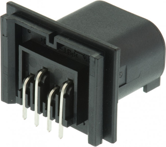 1-967657-1, Automotive Connectors MQS ST-WANNE4P 90GR