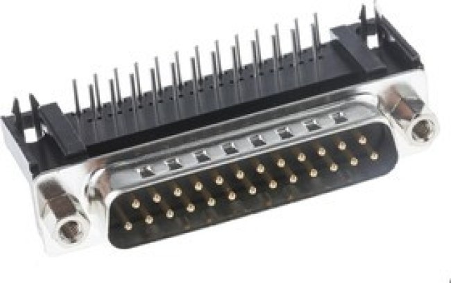 119998-3052, Conn D-Sub PIN 25 POS 1.4mm Solder RA Thru-Hole 25 Terminal 1 Port