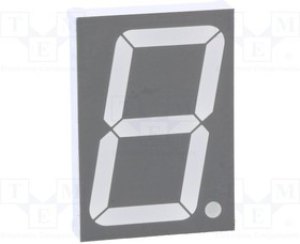 KW1-1501ASA, Дисплей: LED, 7-сегментный, 38,1мм, 1,5", II.зн: 1, красный, анод KW1-1501ASA, Дисплей: LED, 7-сегментный, 38,1мм, 1,5", II.зн: 1, красный, анод