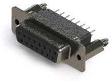 628-015-321-056, HD D SUB CONN, RCPT, 15POS, DA, SOLDER