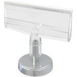 Магнитное крепление D75 со стержнем - подставка на магните для топпера, ценников, рамок, плакатов