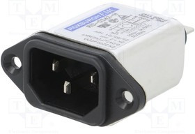 RID0342H, Разъем: питания AC, гнездо, "папа", 3А, 250ВAC, IEC 60320, -25-85°C