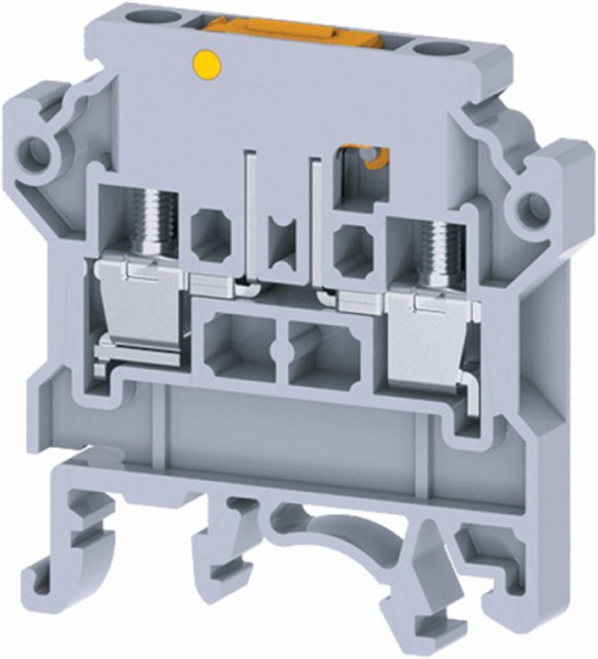 КЭАЗ Клемма с ножевым размыкателем винтовая OptiClip CKT-4-MT-N-I-серый