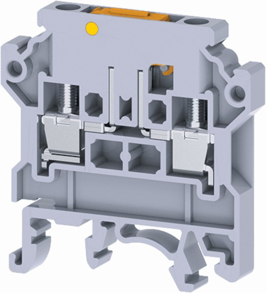 КЭАЗ Клемма с ножевым размыкателем винтовая OptiClip CKT-4-MT-N-I-серый