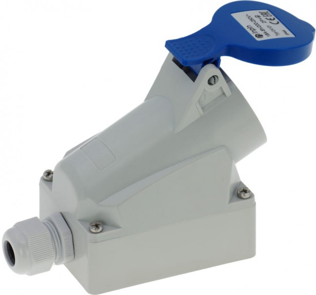 Настенная розетка 16A/230V/1P+N+E/IP44 CA101 Настенная розетка 16A/230V/1P+N+E/IP44 CA101