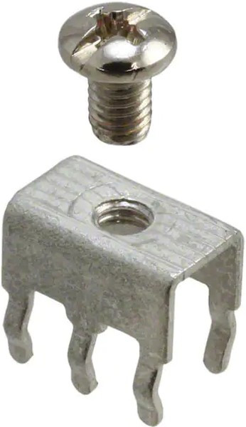 KEYS7800, Наконечник: зажим под винт, THT,зажим под винт, серебристый