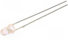 OSO5JA3131A-12V, LED; 3mm; orange; 1120?1560mcd; 30°; Front: convex; 12V