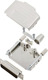 L17DPPK25-M+L717DE25P, Разъем D Sub, With Backshell, DB25, Standard, Штекер, DPPK-M, 25 контакт(-ов), DB, Solder Cup L17DPPK25-M+L717DE25P, Разъем D Sub, With Backshell, DB25, Standard, Штекер, DPPK-M, 25 контакт(-ов), DB, Solder Cup