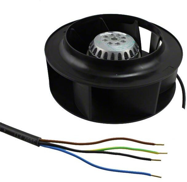 R2E225-BE47-09, Blowers & Centrifugal Fans AC Backward-Curved Motorized Impeller, 225mm Round, 230VAC, 756CFM R2E225-BE47-09, Blowers & Centrifugal Fans AC Backward-Curved Motorized Impeller, 225mm Round, 230VAC, 756CFM