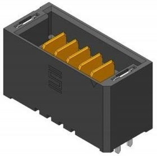 UMPT-04-06.5-T-V-S-W-TR, Power to the Board 2.00 mm mPOWER Ultra Micro Power Terminal, Vertical