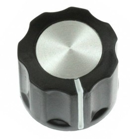 PKE60B1/4, Knobs &amp; Dials .626" LINE IND/SIDE STR FLUTED KNOB