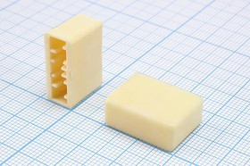 Колпачок-толкатель кнопок типа П2К; №1700 W колпачок-толкатель 3,3x3,3\ 8,0x19,8x14,1\пл\бел\\