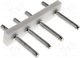 NHW-04, Гнездо, провод-плата, 5/7,5мм, PIN: 4, THT, 250В, 5А, луженые, A: 23мм NHW-04, Гнездо, провод-плата, 5/7,5мм, PIN: 4, THT, 250В, 5А, луженые, A: 23мм