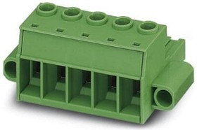 1967485, Pluggable Terminal Blocks 5 Pos 10.16mm pitch Plug 18-6 AWG Screw