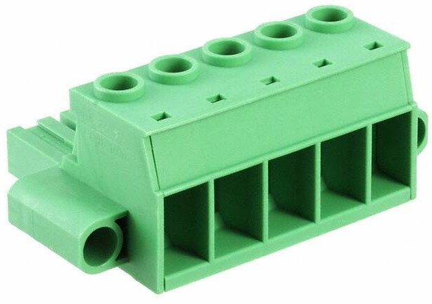 1967485, Pluggable Terminal Blocks 5 Pos 10.16mm pitch Plug 18-6 AWG Screw