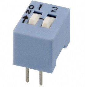 206-2, DIP Switches / SIP Switches 2 switch sections SPST