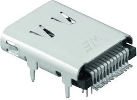 WR-COM USB 3.1 Type C Horizontal THR/SMT 1 mm, 632723100011