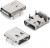 WR-COM USB 3.1 Type C Horizontal THR/SMT 1 mm, 632723100011