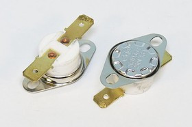 Термостат нормально замкнутый +100C, ток 16 А, контакты 2T, размер d16, KSD301