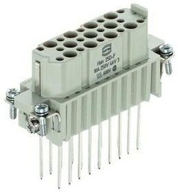 09210252701, Heavy Duty Power Connectors FEMALE INSERT HAN 25D 25 POLES