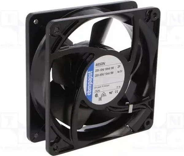 4650N, AC Fan Axial Sintec-Sleeve Bearing 230V 94.2CFM 46dB 119 X 119 X 38mm 4650N, AC Fan Axial Sintec-Sleeve Bearing 230V 94.2CFM 46dB 119 X 119 X 38mm