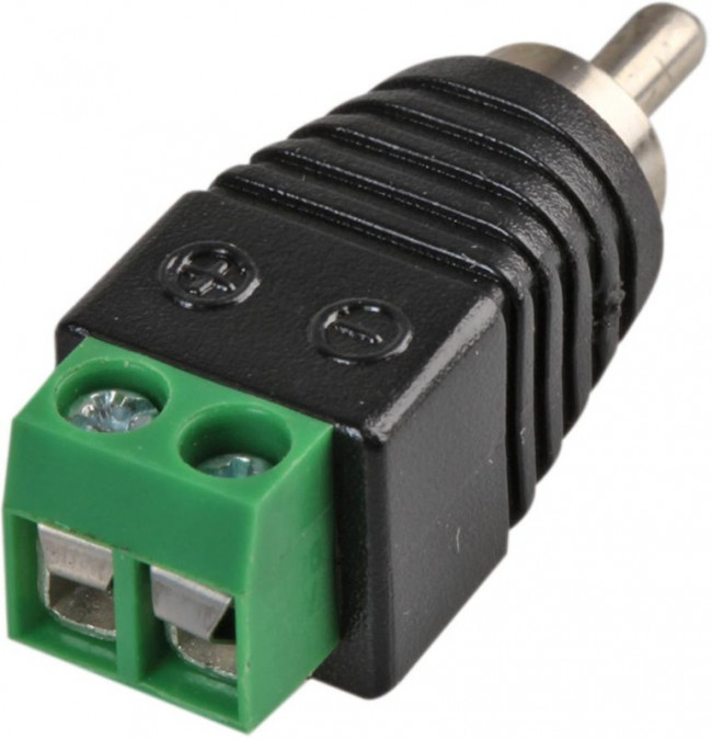 CLB-R59-1, Аудио / видео разъем RCA, 2 контакт(-ов), Штекер, Контакты с Покрытием из Никеля