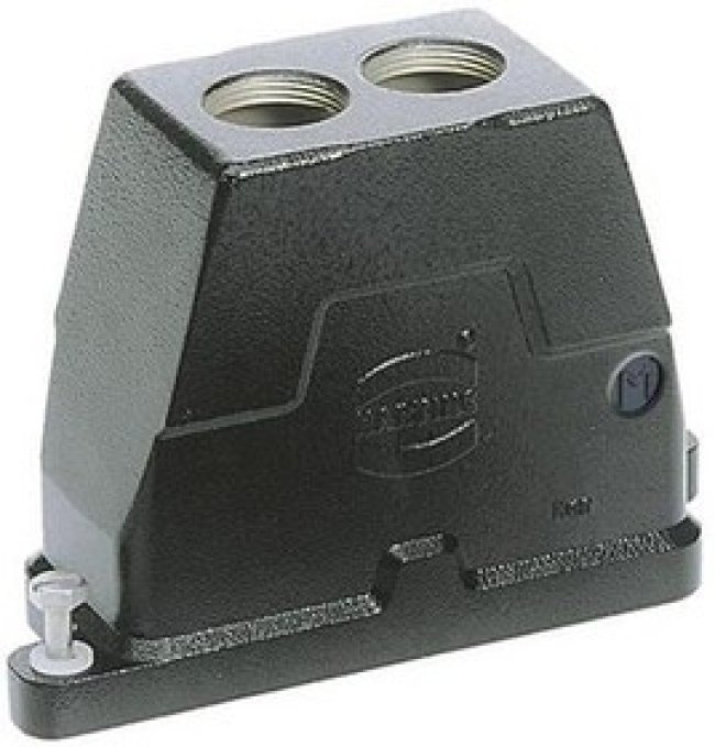 19400160431, Heavy Duty Power Connectors METAL HOOD HAN 16B SCRW LOCK