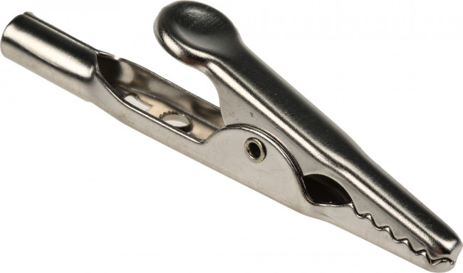 AK305NI, Зажим "крокодил", 16А, 70ВDC, макс.8мм, Подключение: гнездо 4мм