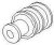 359030096, Connector Accessories Wire Seal Straight Silicone Rubber Brown Automotive Bag 359030096, Connector Accessories Wire Seal Straight Silicone Rubber Brown Automotive Bag