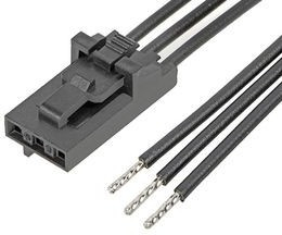 216271-1030, Rectangular Cable Assemblies SL POSITIVE LOCK R-S 3CKT 50MM Sn
